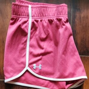 Under Armour Vibrant Pink Mesh Shorts